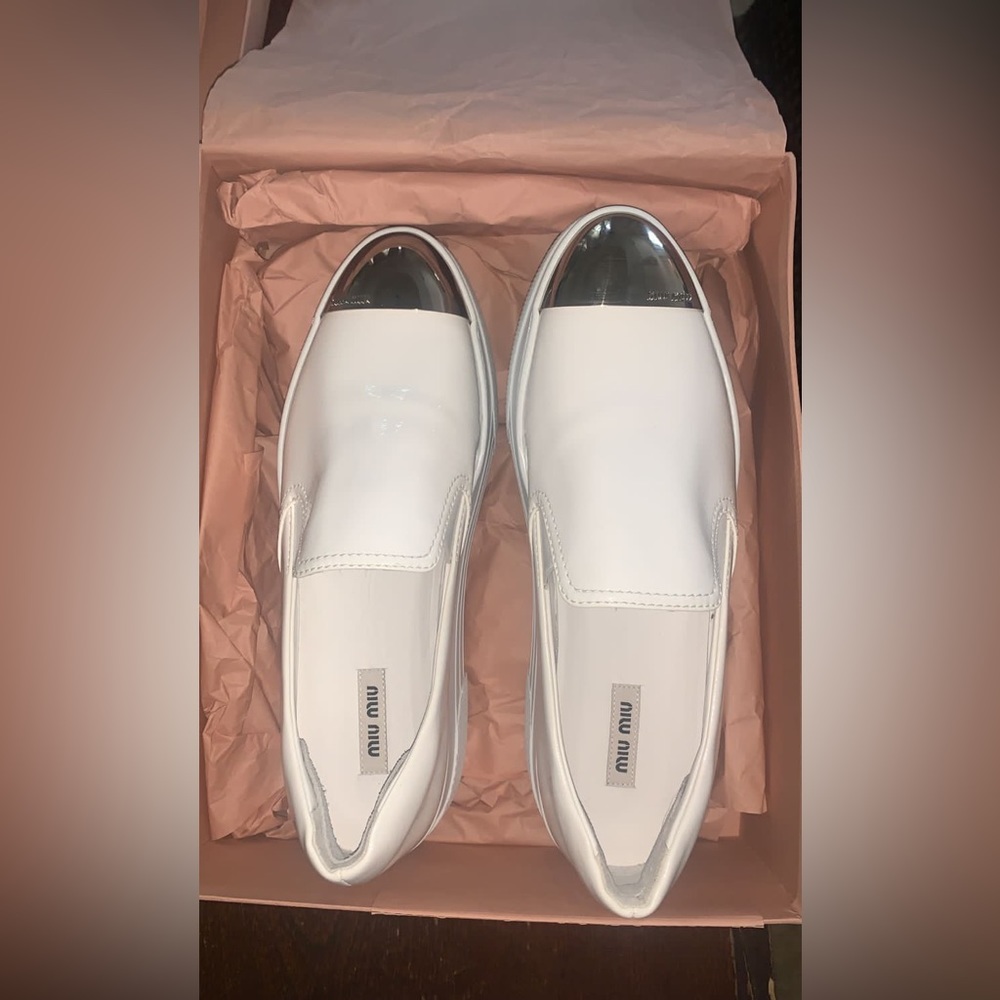 Miu Miu Cap Toe Platform